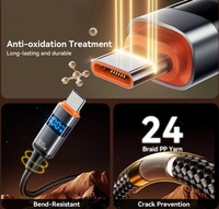 Câble de charge rapide USB Type-C USB-A pour appareils iOS MacBook iPad iPhone - 5V 12V PD Conducteur en cuivre pur Gaine tressée TPE