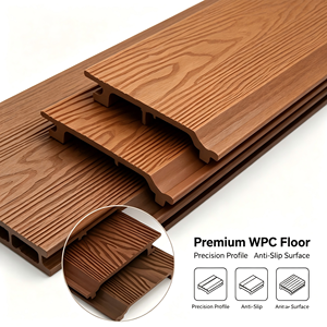 แผ่นผนังภายนอก WPC ป้องกันไฟฟ้าสถิตย์ ลายไม้ 3 มิติ กันน้ำ สำหรับตกแต่งบ้าน - Product Image 6