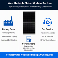 Panneau solaire monocristallin à demi-cellules 120 demi-cellules, cadre noir, haute efficacité, pour installation photovoltaïque sur toiture résidentielle