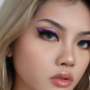 Autocollants pour les yeux Tiebeauty, adhésifs, pour paupières doubles, maquillage de scène, eye-liner pour fêtes avec strass - Product Image 1