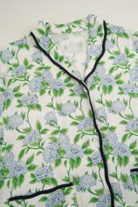 All'ingrosso <span class=keywords><strong>pigiama</strong></span> in <span class=keywords><strong>cotone</strong></span> <span class=keywords><strong>pigiama</strong></span> abbigliamento da notte personalizzato stampa floreale Casual set pigiami di bambù manica lunga - Product Image 2