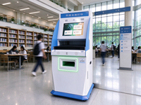 Terminal de libre-service pour l'impression et la copie, numérisation de documents A4 et impression de cartes d'embarquement