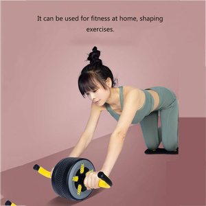 Rodillo de rueda <span class=keywords><strong>Ab</strong></span> Power con empuñaduras antideslizantes y rebote automático, equipo de entrenamiento abdominal, rodillo de entrenamiento central - Product Image 3