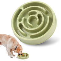 Bol à nourriture pour chien à alimentation lente - Jouet interactif de puzzle pour les mangeurs rapides, stimulation mentale et entraînement amusant, plat à nourriture pour animaux de compagnie anti-étouffement