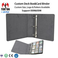 Torson 900 + Yu-Gi-Oh TCG pour classeur de cartes Toploader 9-12 poches classeur de câbles pour jeux de cartes à collectionner de football et jouer