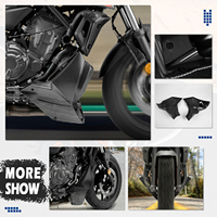 XXUN Moto Accessoires Sabot Inférieur Moteur Gâter Carénage Gardes Couverture pour Yamaha MT07 MT-07 2021 2022