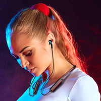 Écouteurs sans fil magnétiques Bluetooth à porter autour du cou, intra-auriculaires, pour le sport – Meilleures ventes