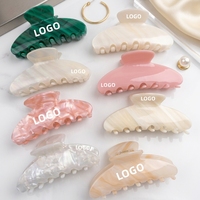 Ume CUSTOM LOGO Vente en gros Pinces à cheveux grandes tailles en acétate de cellulose, Accessoires capillaires, Meilleures ventes
