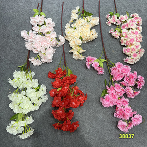 Fleurs artificielles de cerisier blanches et roses à faible MOQ, en promotion, pour décoration de mariage, plafond et toile de fond - Product Image 6