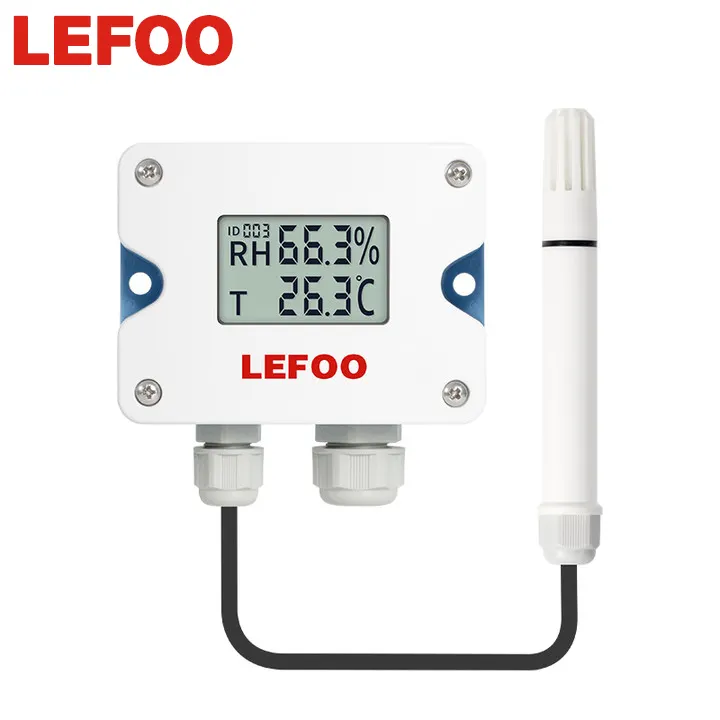 LEFOO Wall Mounted Type Industrial RS485 HVAC Measuring Temperature and Humidity Transmitter