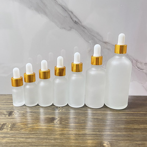 Flaconi Contagocce in Vetro Personalizzati per Cosmetici, Design Rotondo per Siero, Olio Essenziale per Capelli, Confezionamento di Essenze - Product Image 2