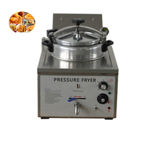 Friteuse à pression électrique avec filtre à huile Machine commerciale de haute qualité pour poulet de restaurant