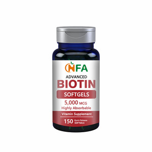 Directo de fábrica Advanced Biotin Softgels 5000mcg Suplemento de vitamina de alta absorción Beauty Softgels Uñas fuertes - Product Image 1