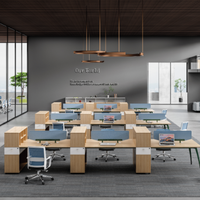 Conception Simple de meubles de bureau pour table de bureau linéaire, cabine et table de travail