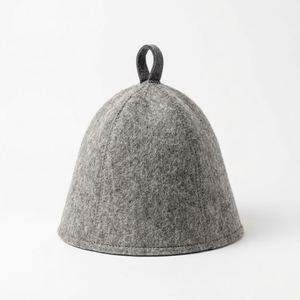 Gorro de Sauna de Fieltro de Lana con Logotipo Personalizable, Estilo Moderno y Simple, Ideal como Regalo Promocional para Spa y Bienestar - Product Image 2