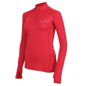 Ropa Deportiva de manga larga para mujer, camisa de 4 vías elástica, ropa Ecuestre para montar a caballo, am546 - Product Image 1