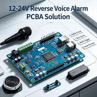 Placa de Circuito PCBA Personalizada de 12V 24V con Aviso de Voz Automático para Reversa de Vehículos, OEM/ODM, Ensamblaje de PCB para Alarma de Reversa de Automóvil