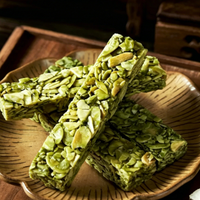 Barres énergétiques nutritives au goût sucré, à base de Poria Cocos et de Matcha, riches en amandes, pour la vente en gros