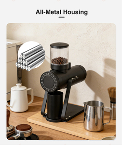 <span class=keywords><strong>Moulin</strong></span> <span class=keywords><strong>à</strong></span> <span class=keywords><strong>café</strong></span> puissant <span class=keywords><strong>à</strong></span> dose unique pour la maison et le bureau, avec meules plates de 64 mm et réglages progressifs - Product Image 3