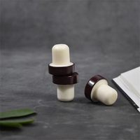 Bouchon en bois de la meilleure qualité pour distributeur d'huile d'olive, bouchon en liège polymère de haute qualité pour bouteilles en verre de vin