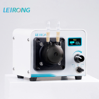 Pompa Peristaltik Laboratorium Leirong ZP100ST - Motor Stepper Tekanan Rendah Kontrol Cerdas Pengeluaran Cairan Kimia ID 1-3mm
