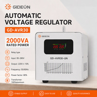 Estabilizador de Voltaje Automático Monofásico AVR de 2000VA Personalizado con 100% Aluminio para Refrigeradores, Aire Acondicionado, 220V, Uso Doméstico