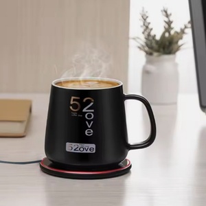 <b>USB</b> <b>Heating</b> Coaster for Coffee/Milk Cups Three-Speed Temperature Control Heat-Resistant Rubber Material Luxury Style 15CM - Product Image 4