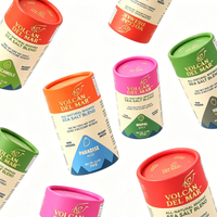 Boîte en carton kraft écologique recyclable avec logo personnalisé, vente en gros OEM, tube en papier rond pour emballage multi-aliments