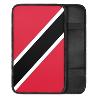 Coussin d'accoudoir fin pour voiture avec drapeau de Trinité-et-Tobago, protection d'accoudoir portable pour l'intérieur de la voiture