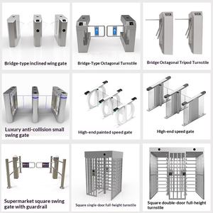 Porte à battants pour chantier de construction, bâtiment de bureaux - Accès piétonnier intelligent à ouverture rapide anti-collision - Product Image 2
