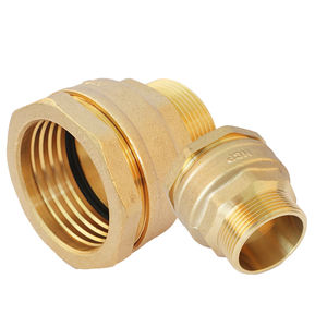 Composants personnalisés YOD, service d'usinage CNC de précision, réducteur de filetage mâle-femelle en laiton 3/4 x 1/2 pouce, haute pression, poli - Product Image 3