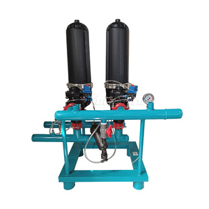 Filtro de <span class=keywords><strong>disco</strong></span> PLC de retrolavado automático, <span class=keywords><strong>carcasa</strong></span> de plástico PE PP para filtración de riego de granja de agua - Product Image 3