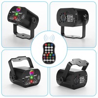 Projecteur Led Rgb pour Dj, lampes Laser de scène Disco, avec télécommande pour noël, Halloween, karaoké, Ktv Bar