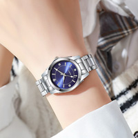 Montres pour femmes de luxe avec strass, montres à quartz décontractées pour femmes, horloge Reloj Mujer