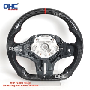 USA magazzino reale in fibra di carbonio M5 G30 volante per <span class=keywords><strong>Bmw</strong></span> 5 serie G38 G32 <span class=keywords><strong>G11</strong></span> G12 G14 G15 G05 G06 G07 con fori a pale - Product Image 5