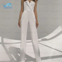 Personnalisé Dames Élégante Mode Formelle Décontractée Bodycon Combinaisons Femmes Adulte Une Pièce Sans Manches Combinaison Avec Corset