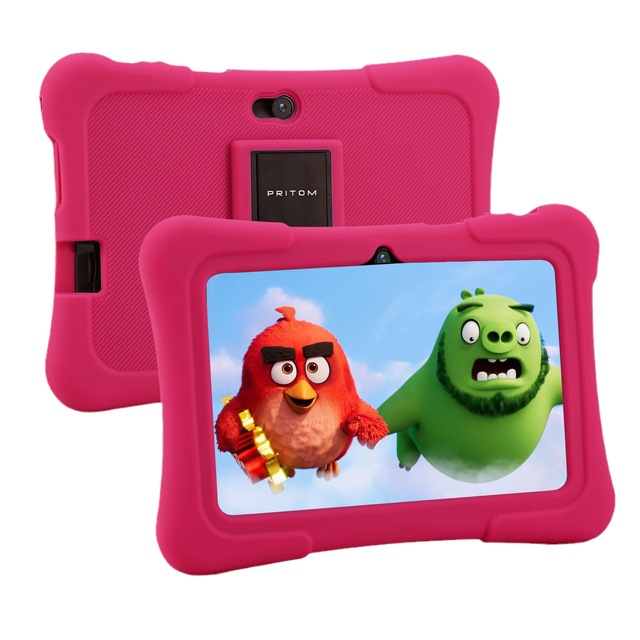 Big Discount Children's Christmas Gift K7 Inch Android Children's Tablet 32GB Four Core with Silicone Protective Cover