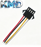 Câble terminal SM254 CN 2P/3P/4P, connecteurs de couplage aérien mâle-femelle avec lumière LED pour applications électroniques