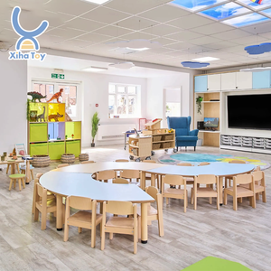 Meubles Montessori XIHA pour tout-petits, mobilier de maternelle, tables et chaises pour enfants, garderie, salle de classe préscolaire, matériau en bois, chambre à coucher - Product Image 1