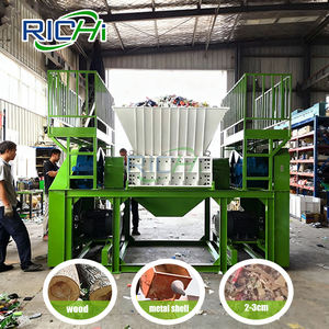 Промышленный двухвальный измельчитель для пластиковых деревянных металлических шин - Product Image 1