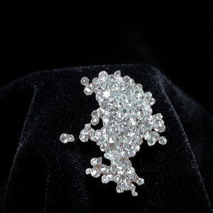 Diamants synthétiques en stock complet, 1,0 mm-4,3 mm, petits diamants en vrac HPHT CVD cultivés en laboratoire, couleur VS2, taille brillant ronde E, percés au laser - Product Image 5