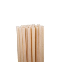 Pailles à boire jetables en agave, compostables, écologiques, à base de plantes, pour les fêtes, imperméables, lavables au lave-vaisselle, légères