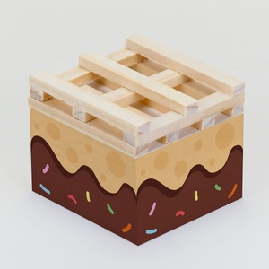 Nhà Máy Bán Hàng Trực Tiếp Của Biểu Tượng Tùy Chỉnh Tinh Tế Giấy Gạch Với Tự Dính Tính Năng Đơn Giản Bằng Gỗ Khay - Product Image 5