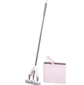 PVA Sponge Mop with Bucket - Wash, Dry and Store 3 in 1 Floor Cleaner