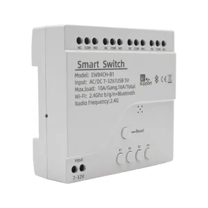 16A ewelink Smart Switch 4CH Wireless Controller Wireless Wifi Switch 2.4G WLAN Relay Switch Smart Home