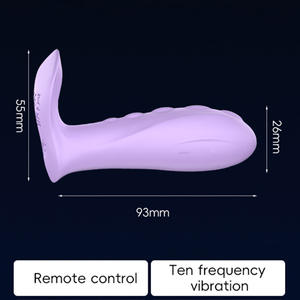 Afstandsbedienbare draagbare vibrator voor vrouwen, seksspeeltjes, 10 vibraties, slipvibrator voor G-spot, clitoris en penisplezier - Product Image 5