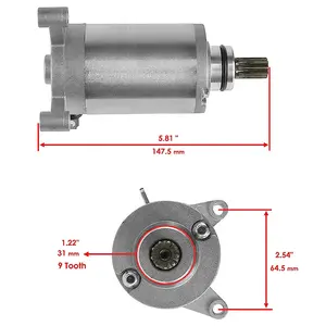 GN-125 INTRUDER-125 THUNDER-125 YES125 STX200INTRUDER EN125 05-07 Motorcycle Starter motor