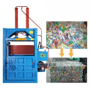 China Automatic Vertical Aluminum Can And Cardboard Baler Waste Paper Compressor Machine Used Paper Balers For Sale