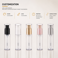 Flacon pulvérisateur personnalisé en PET pour poudre capillaire, shampoing sec, emballage cosmétique OEM ODM