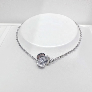 factory price plata 925 silver Infinity butterfly stone bracelet Everyday wedding trendy gemstone luxury zircon <b>charm</b> bracelets - Product Image 4